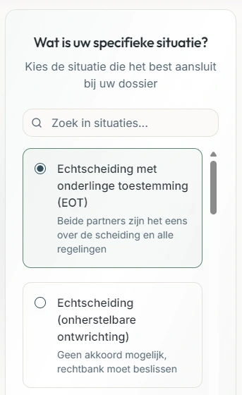 Mijn Dossier Beoordelen tool flow - stap 3