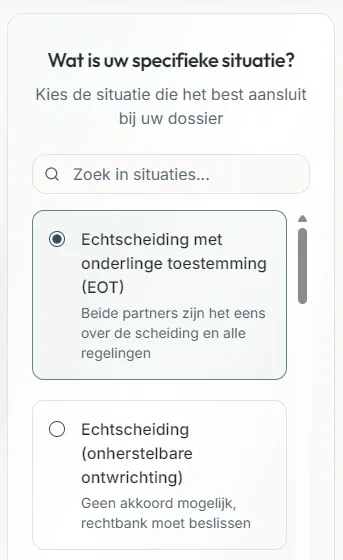 Mijn Dossier Beoordelen tool flow - stap 3